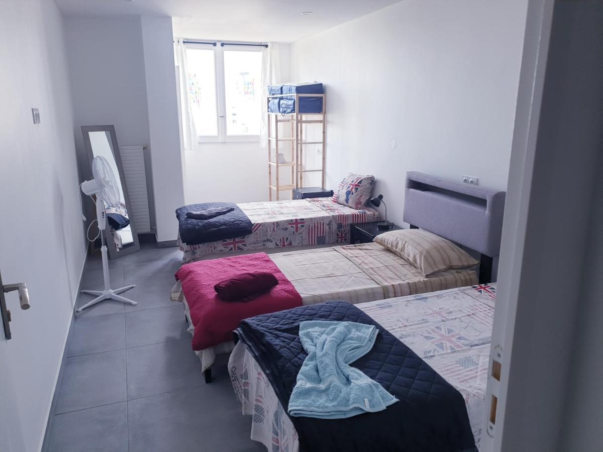 Big Flat Sea Vieuw 95 M2 5 Rooms Near Airport 5 Min Train 3 Min And Tram On Site, Beach 7 Min, 2 Showers And 2 Toilets , Neuf Grand Appartement 95 M2 5 Chambres Proche Aeroport 5 Min Train 3 Min Et Tramway Sur Place, Plage 7 Min 2 Douches Et 2 Wc Vue Nice Buitenkant foto